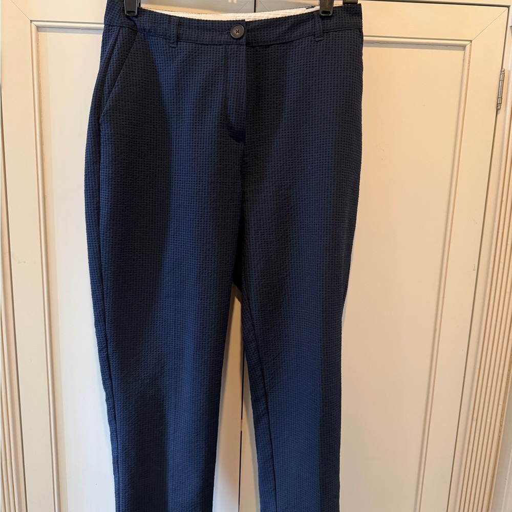 Navy Cropped Pants